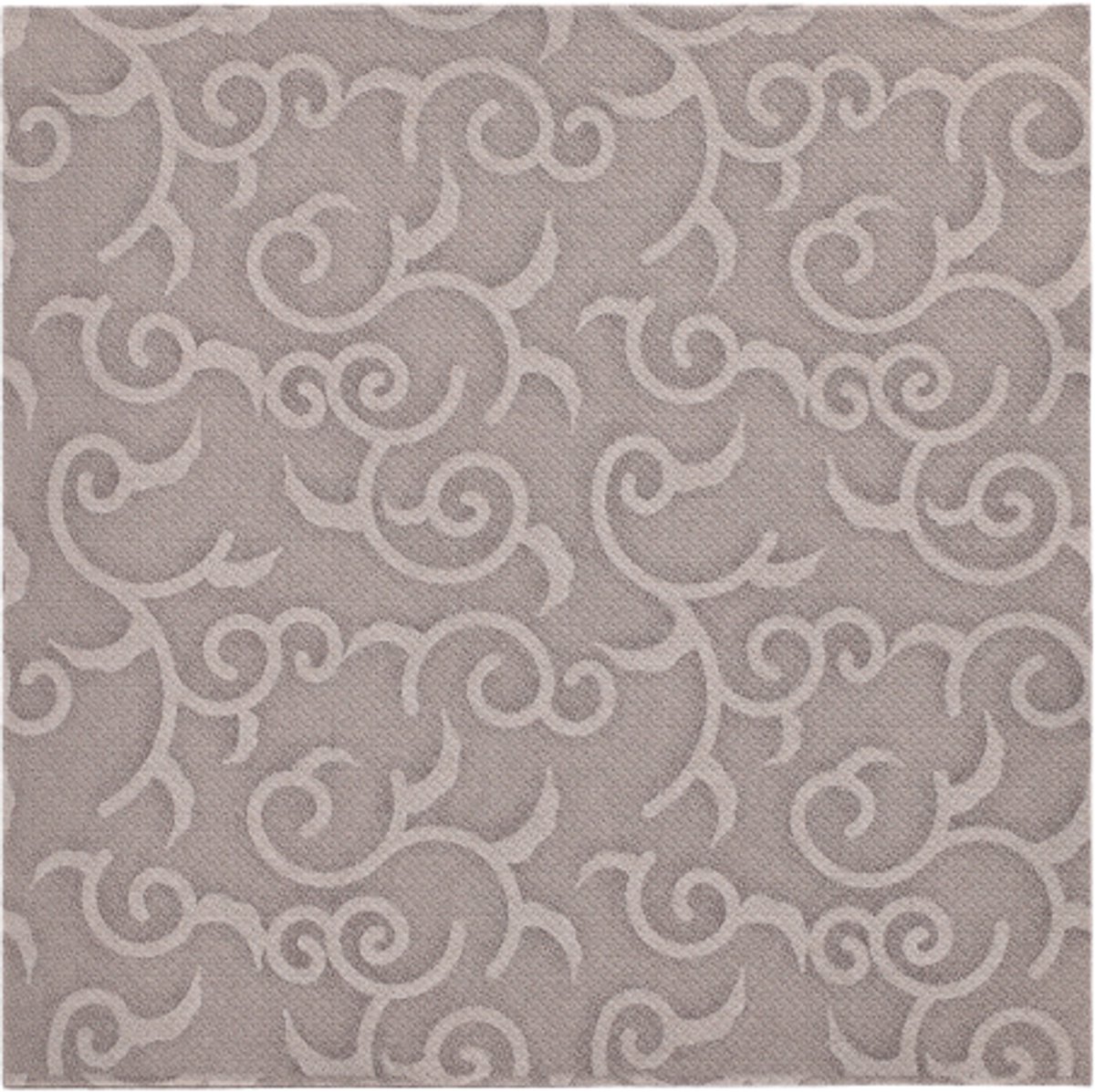8x 20 Servetten ROYAL Collection 1/4 vouw 40 cm x 40 cm grijs Casali