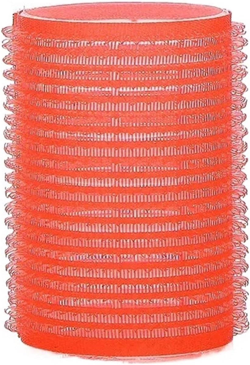 Haarrollers Set - Krulspelden - Haar Styling - Zelfgrip Techniek - Meerdere Maten - Oranje