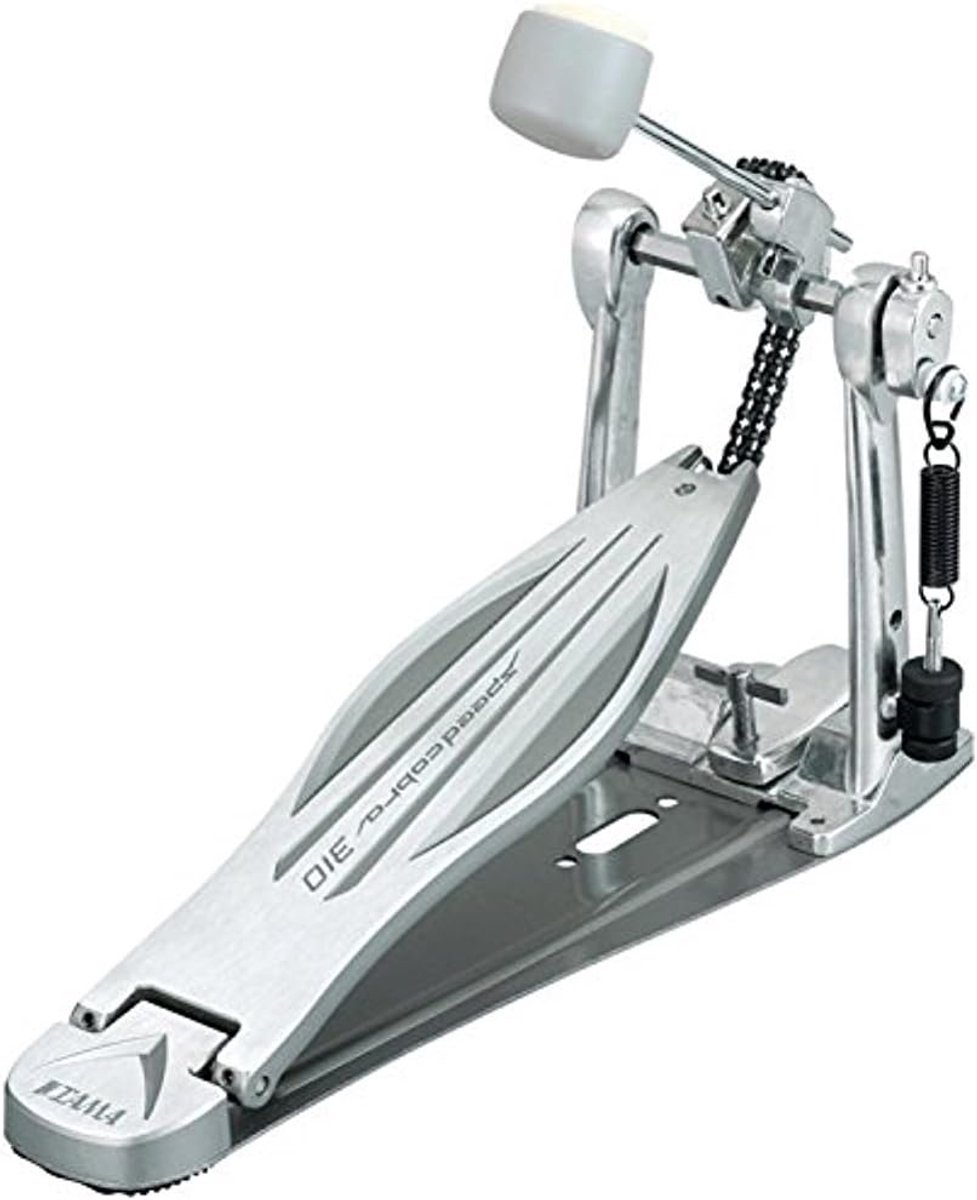 Enkel Bassdrum Pedaal - Drum Pedaal - Muziek Maken - Soepele Snelle Actie - 40.3 x 24.6 cm - Chroom