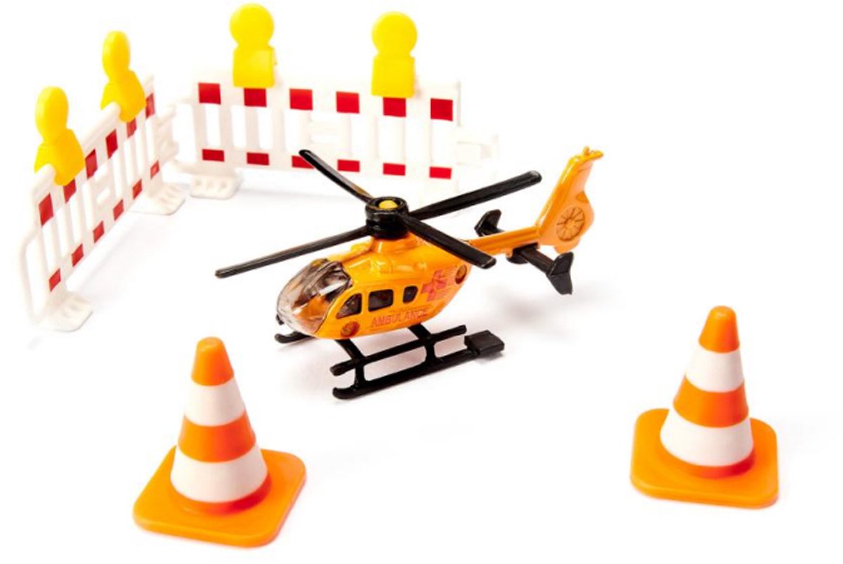 SIKU Super Redding geschenkset: VW Beetle, Mercedes Sprinter + helikopter thumbnail 3