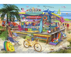 Bluebird Puzzle legpuzzel Shaggy's Surf Shack - 1000 stukjes strand.