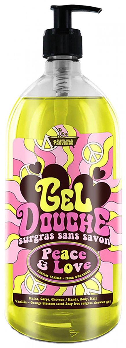 Les Petits Bains de Provence Sinaasappelbloesem Vanille Douchegel 1 L