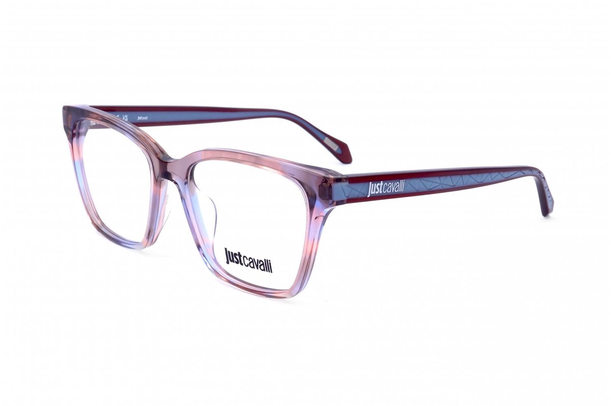 Just Cavalli VJC010 Brown light blue havana 52/17/140 WOMAN Brilmonturen