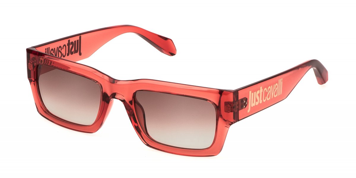 Just Cavalli SJC039 Corallo trasparente 54/21/145 UNISEX Zonnebrillen
