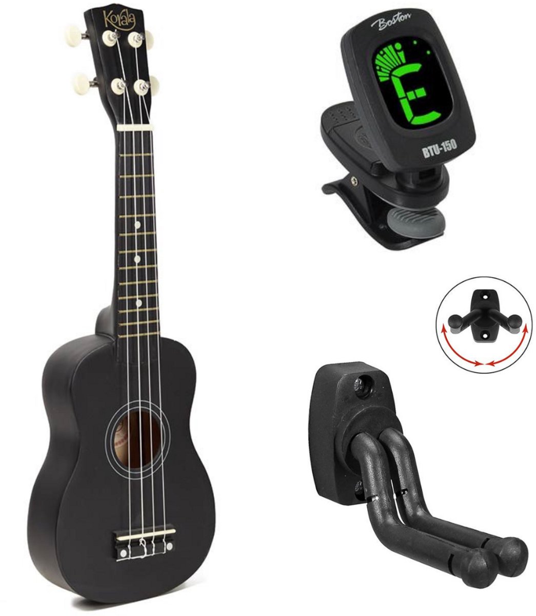 Korala UKS-15 bundel sopraan ukulele Paars