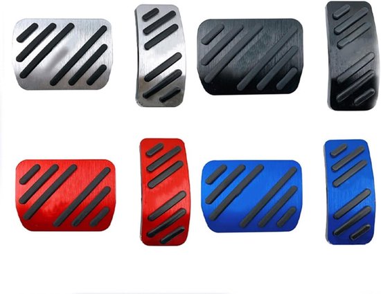 Pedaalhoezen Auto - Pedaalkussens Set - Verbeter Rijcomfort - Vergroot Contactoppervlak - 50 x 10 x 10 cm - Zilver — afbeelding 2