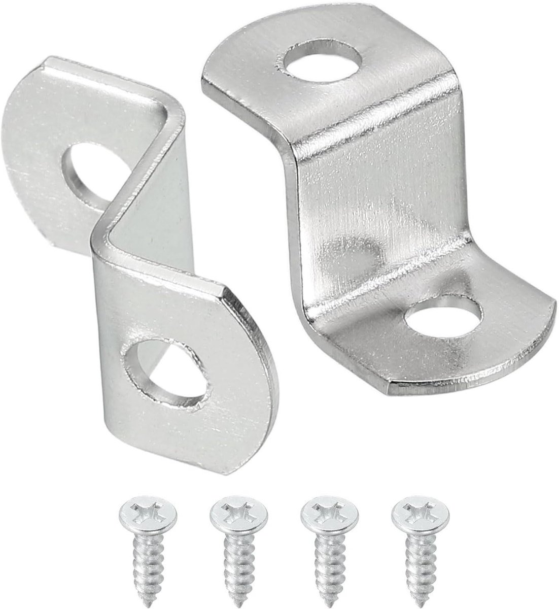 Canvas Clips - Fotolijst Clips - Schilderijen Ophangen - Z-vormig Design - 1/2" Offset - Zilver