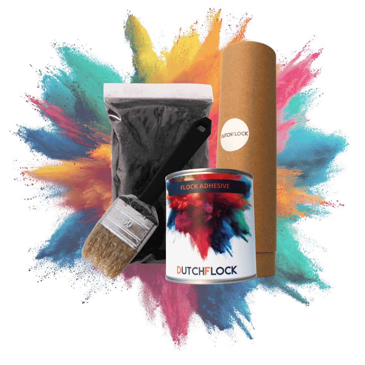 Flockbox Zwart Xtra Large