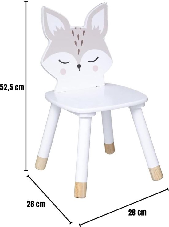 Quvo® Peuterstoel - Kinderstoel - Peuterstoel - voor gebruik binnenshuis - Veelkleurig - 32cm x 31cm x 50cm van quvo — afbeelding 3
