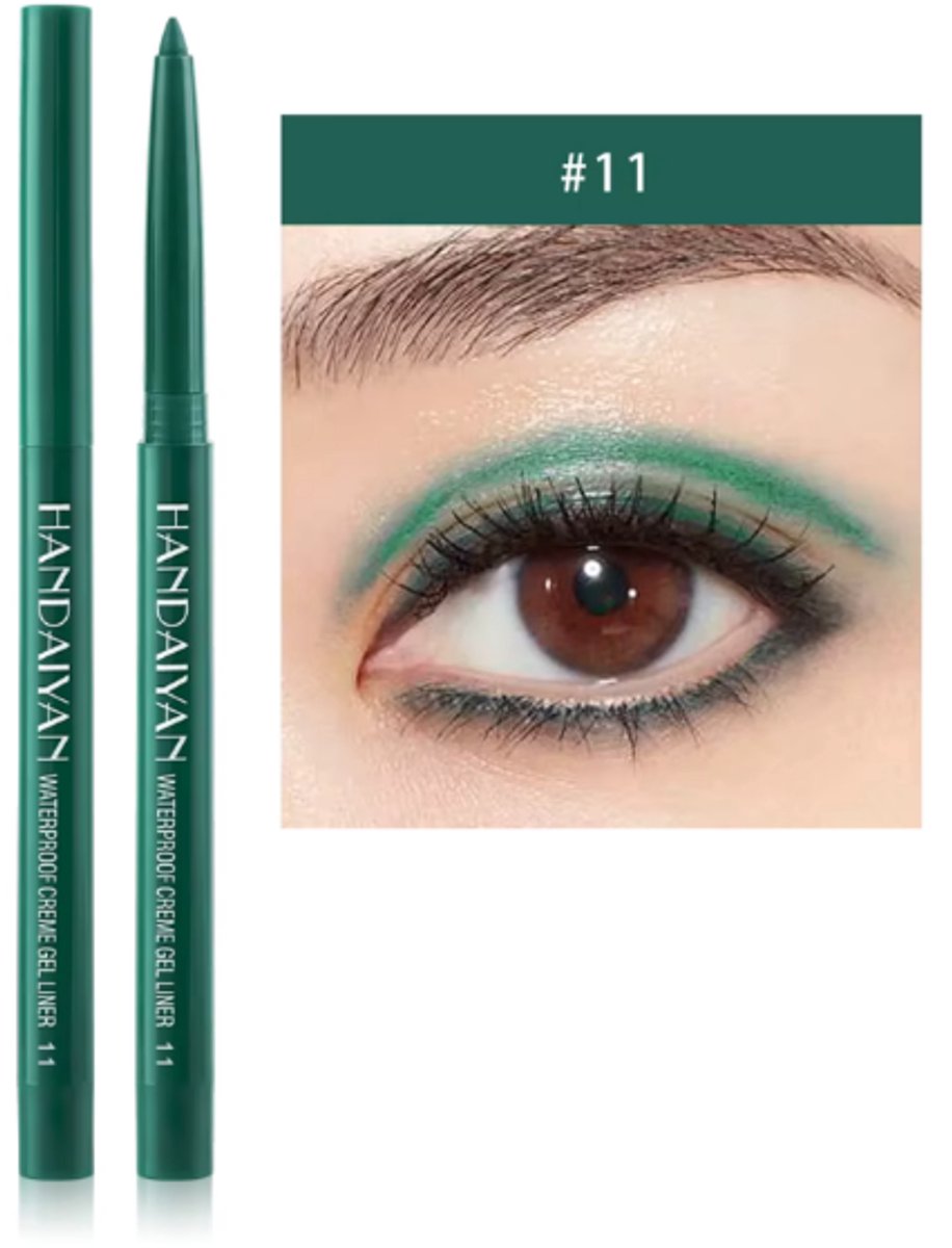 Waterproof Matte Gel Eyeliner 11 Green - 0.2g