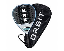 Orbit Majem Amsterdams Padel racket - inclusief beschermhoes - padel - 3K carbon