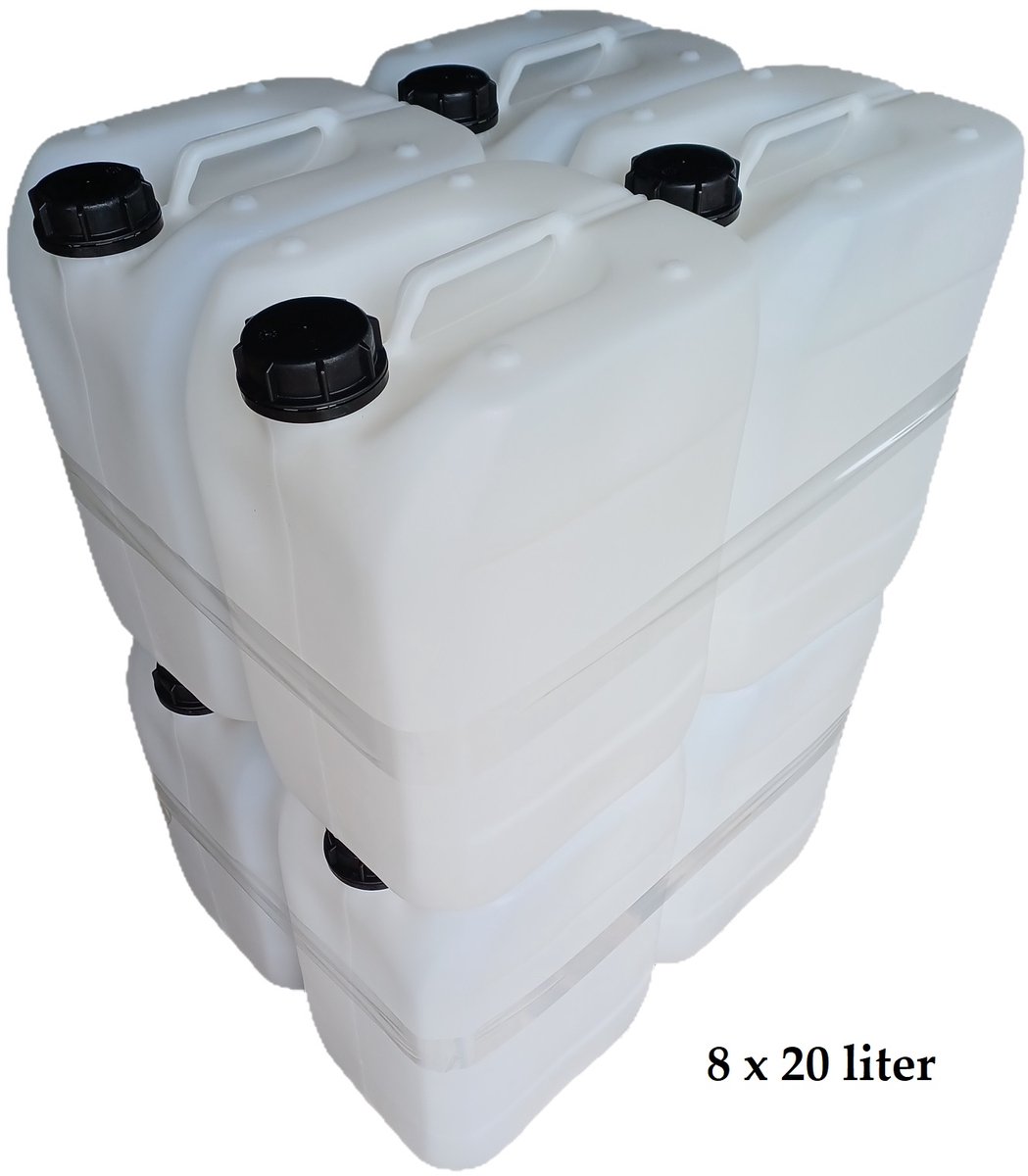 Jerrycan - 8 x 20 liter - bulk korting - Jerrycans - 20 liter