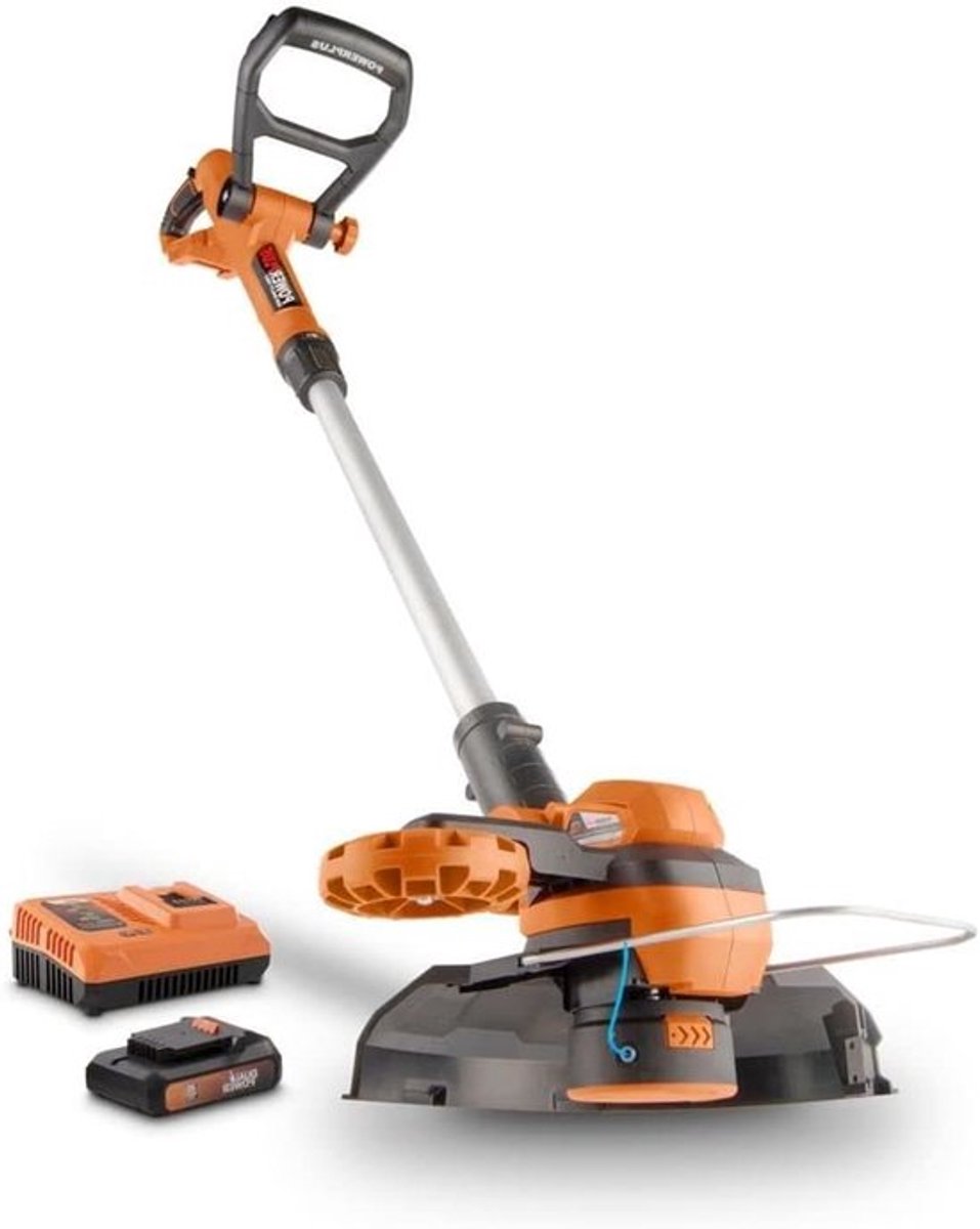 Accu Grastrimmer – Graskantensnijder – Draadloze Trimmer – Tuinmaaier – Elektrische Grasrondjesnijder – 20 V Lithium-Ion Accu – 2-in-1 Multifunctioneel Design