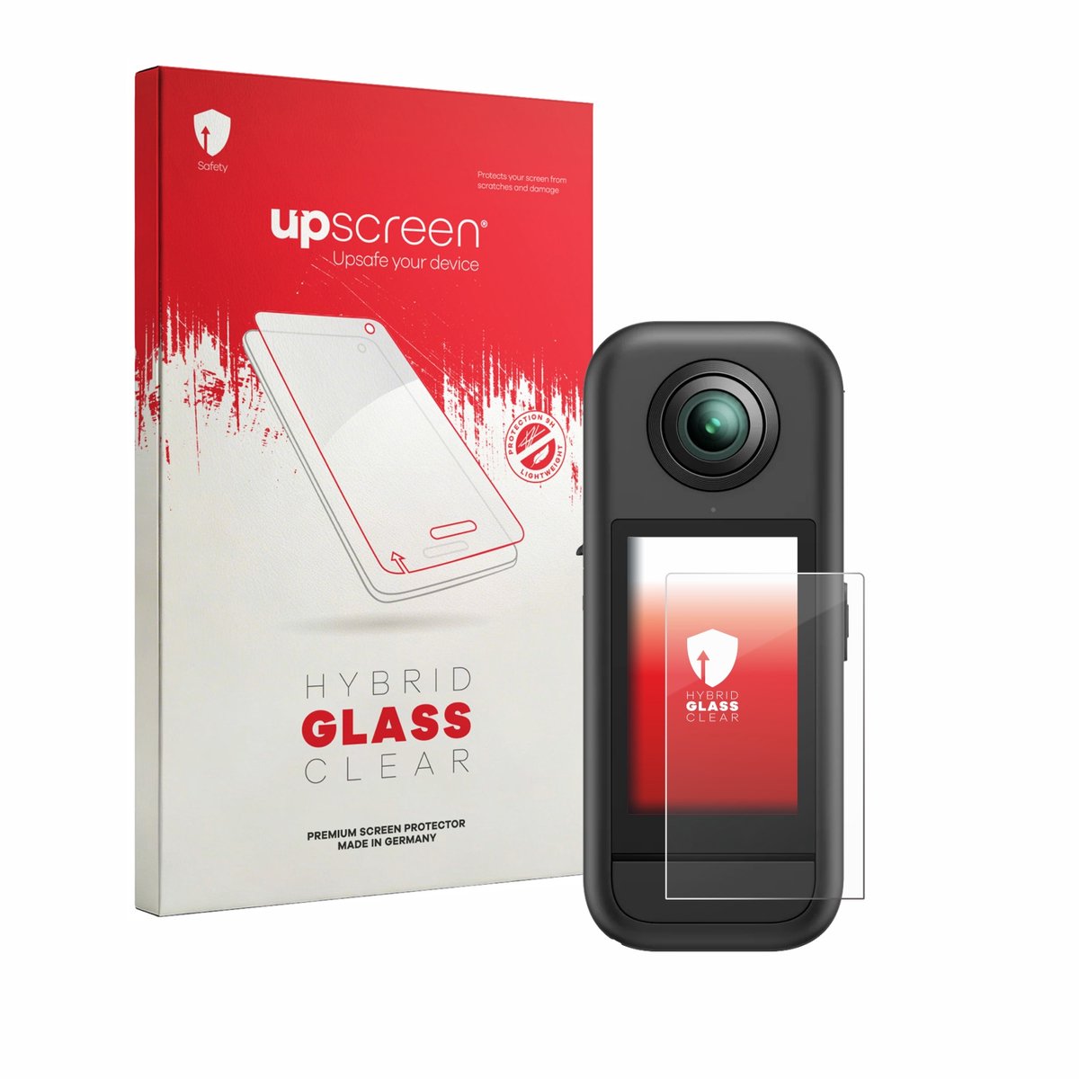 upscreen - Screenprotector voor Akaso 360 - Folie Beschermfolie Beschermglas transparant