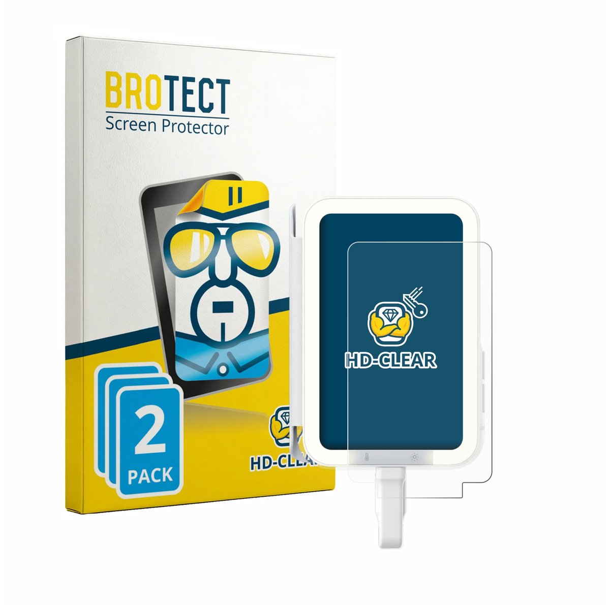BROTECT - Screenprotector voor Insta360 Snap - Folie Beschermfolie transparant 2 Stuks