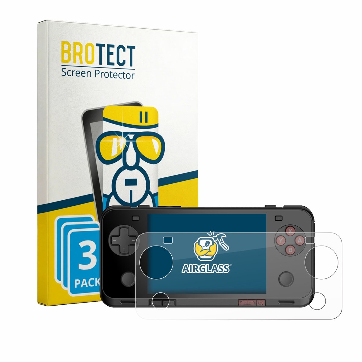 Screenprotector 3 Stuks voor Ayaneo Pocket ACE Beschermglas transparant