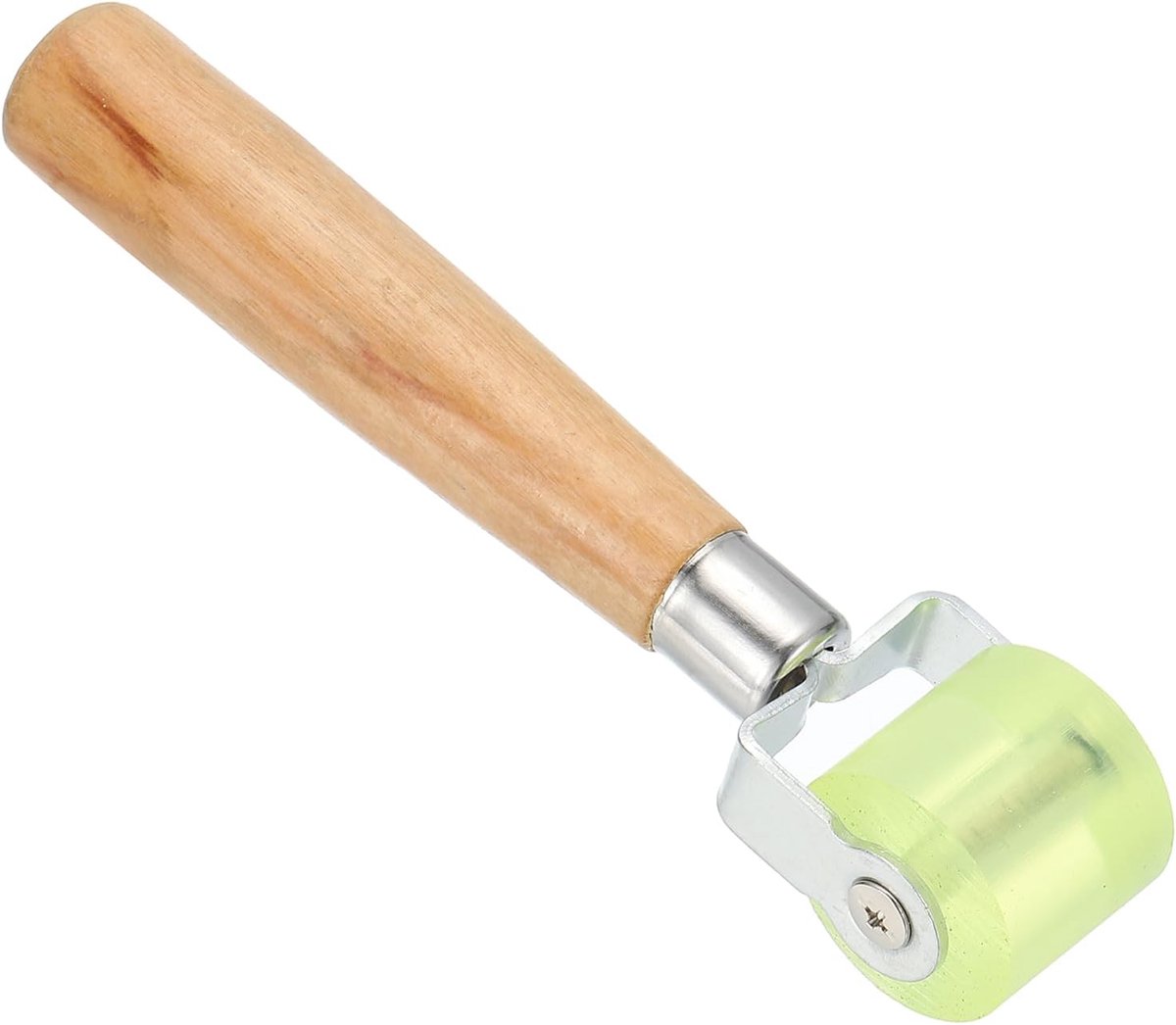 1.2" Sound Deadening Roller - Sound Insulation Tool - Seam Roller PU Wheel Roller Voor Wallpaper - Heat Mat - Auto - Houten Handvat
