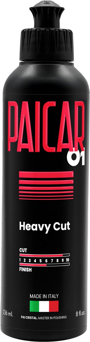 PAICAR 01 Heavy Cut – Hoog Snijdende Polijstpasta voor Diepe Lakcorrectie