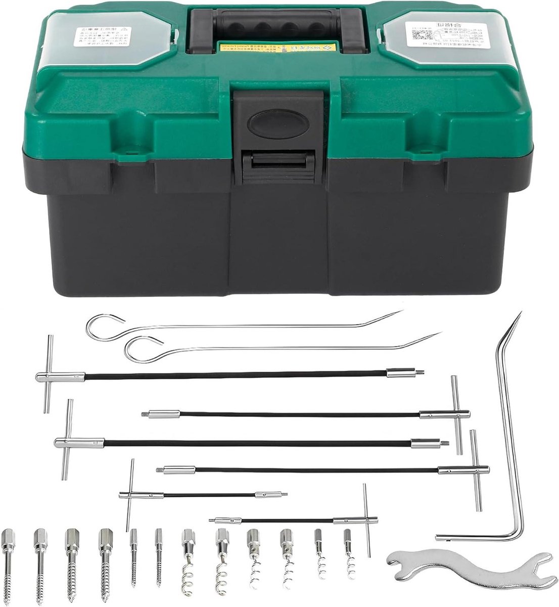 Verpakking Extractor Tool Set - Pakking Trekkerset Ventiel - Verpakkingen Installeren Vervangen - 23 Delig Afneembare Haken