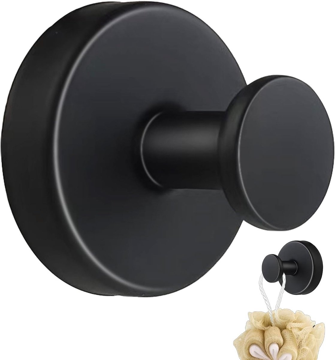 Upgrade Suction Cup Haakjes, 2 Stuks Sterke RVS Haakjes voor Badkamer, Douche en Tegels, Ideaal voor Handdoeken en Accessoires