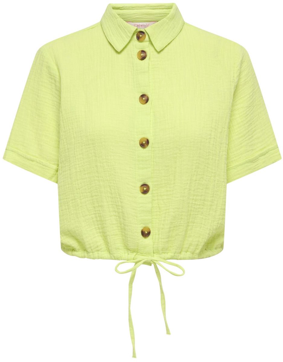ONLY - ONLTHYRA S/S V-NECK STRING TOP CS WVN Dames Top