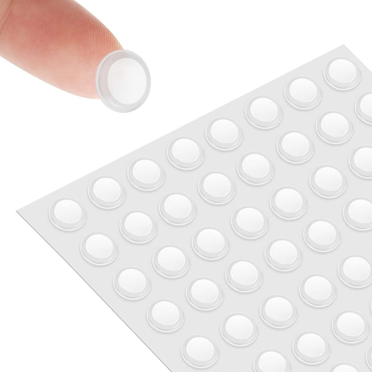 Pack van 128 Transparante Rubber Voetjes - Zelfklevende Siliconen Dempers voor Meubels, Deuren en Wanden - Antislip Pads voor Extra Bescherming