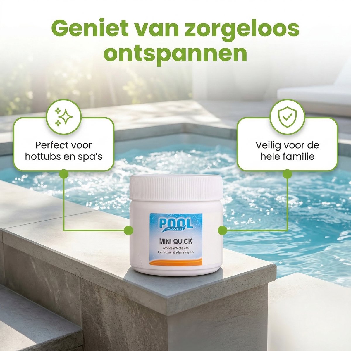 Zwembad Onderhoudspakket - Onderhoud Zwembad - bevat Chloor - PH-min en PH-plus (3-delig) – foto 2