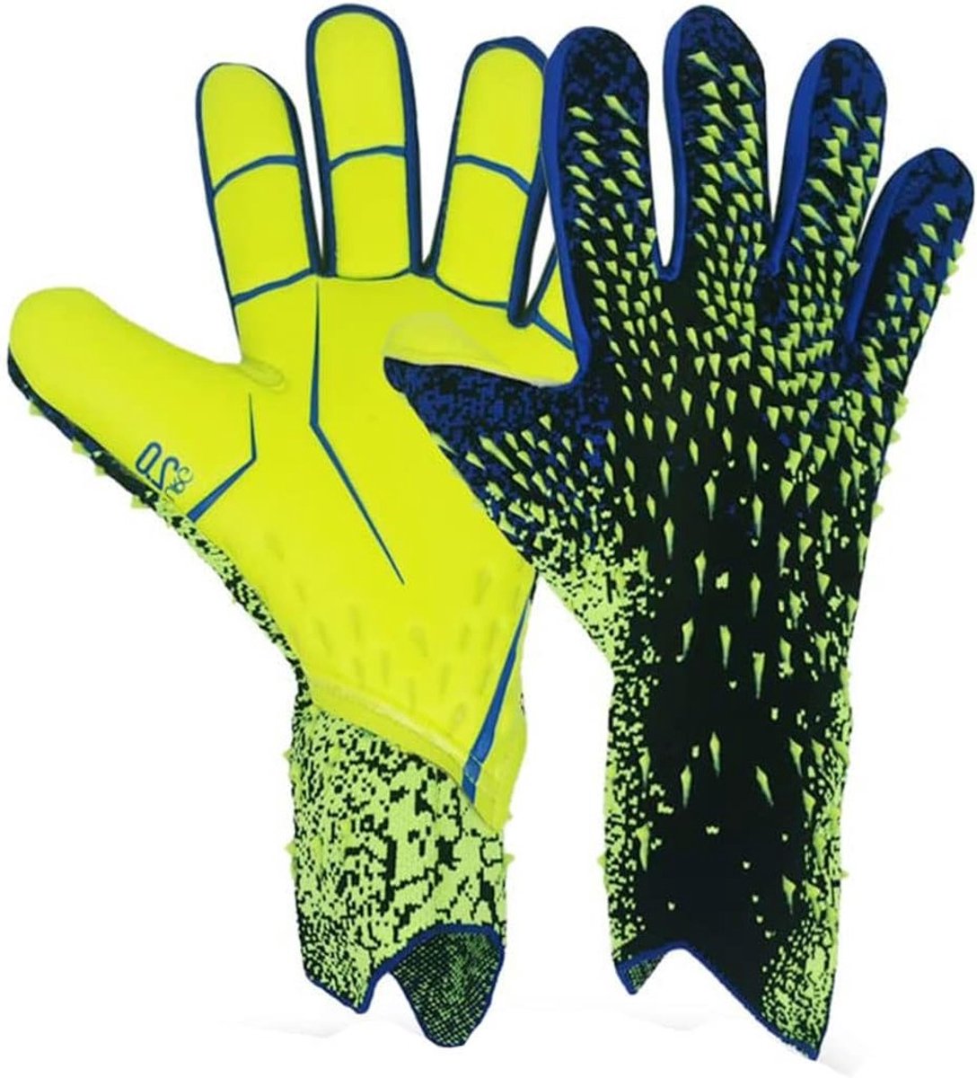 Kids Voetbal Keepershandschoenen voor Jongens en Meisjes, Antislip Polsbescherming, Ideaal voor Training en Wedstrijden, Beschikbaar in Maten 6 tot 10