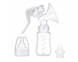 Eurocatch Borstkolf Handmatig - Handkolf Zonder Stroom - Compact Kolfapparaat - BPA-vrij - Wit