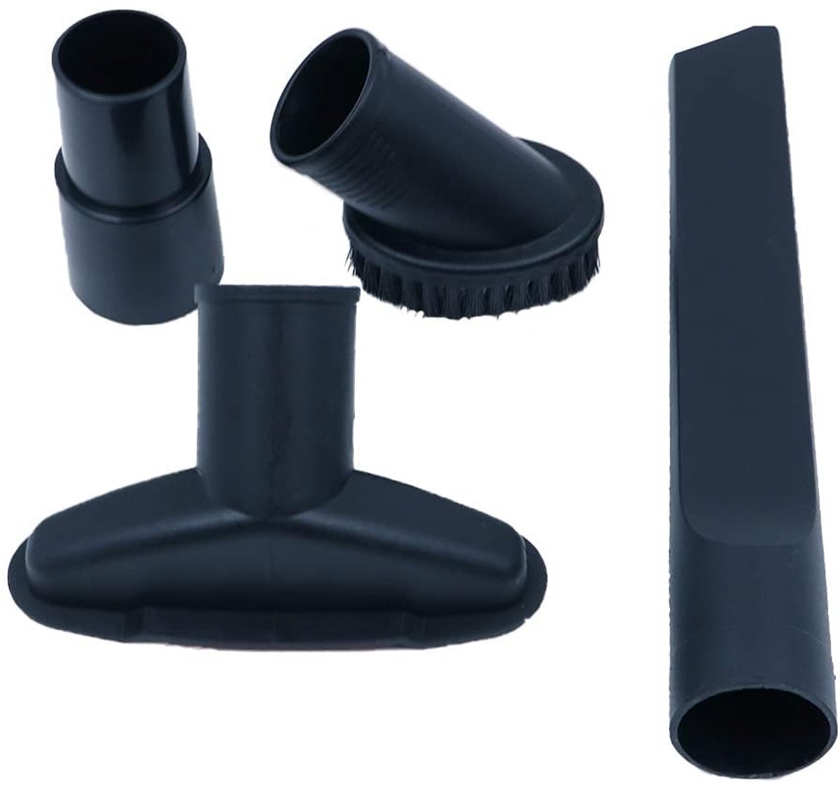 Allecto - Borstelset voor Stofzuigers - 4-delige Universele Borstelset - Inclusief 32/35 mm Adapter - Innovatief Ontwerp - Voor Effectieve Stofzuig..