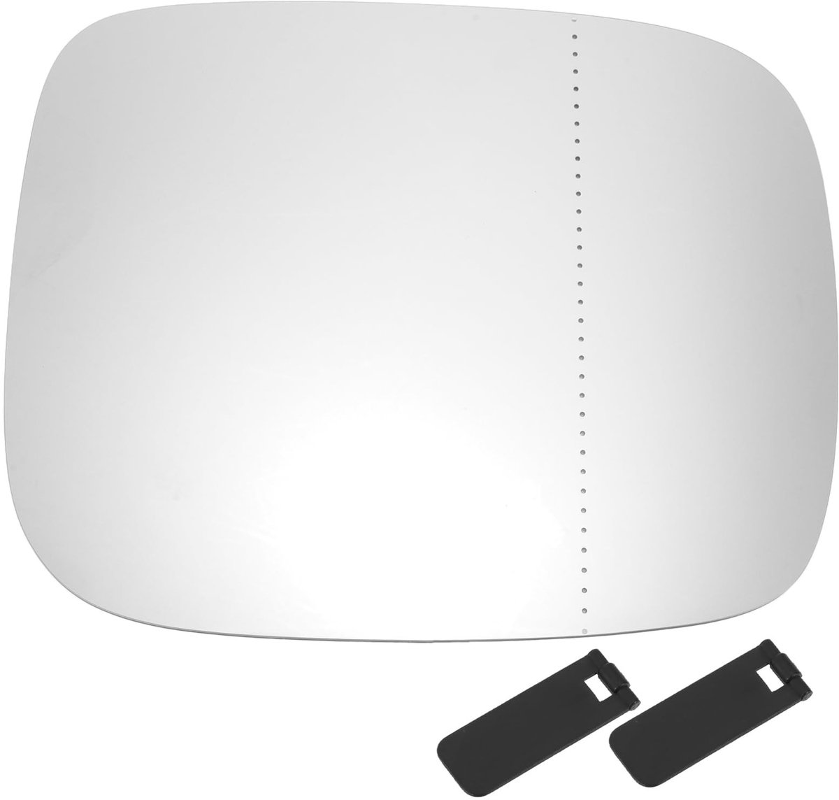 aladdien - Buitenspiegel Glas Vervanging - Verwarmd - Wit - Rechterzijde - Geschikt voor Volvo XC70 XC90 - 2007-2014