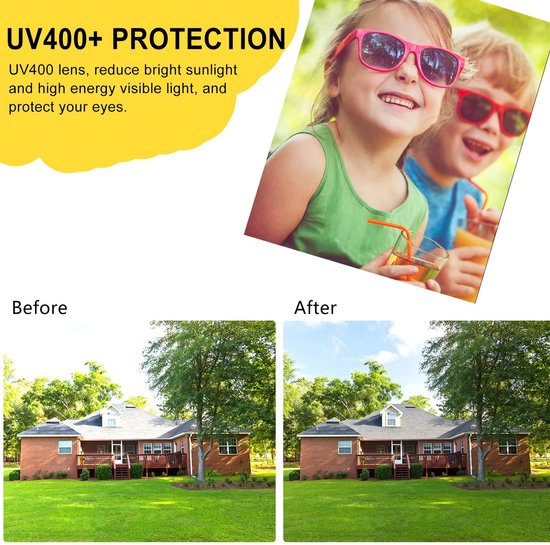 Allecto - Kids Zonnebrillen - Bulk Verpakking - 20 Stuks - Feestbenodigdheden - Perfect voor Strand en Zwembad - Voor Kinderen en Volwassenen van Merkloos — afbeelding 5