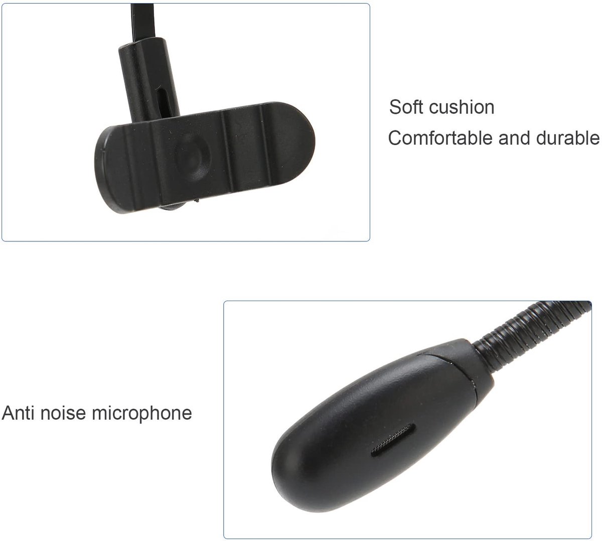 Allecto - Bluetooth Headset - Draadloze Noise Cancelling Oorkopjes - Met Microfoon - Trucker - Comfortabel - Geluidskwaliteit - Ideaal voor Bellen thumbnail 3