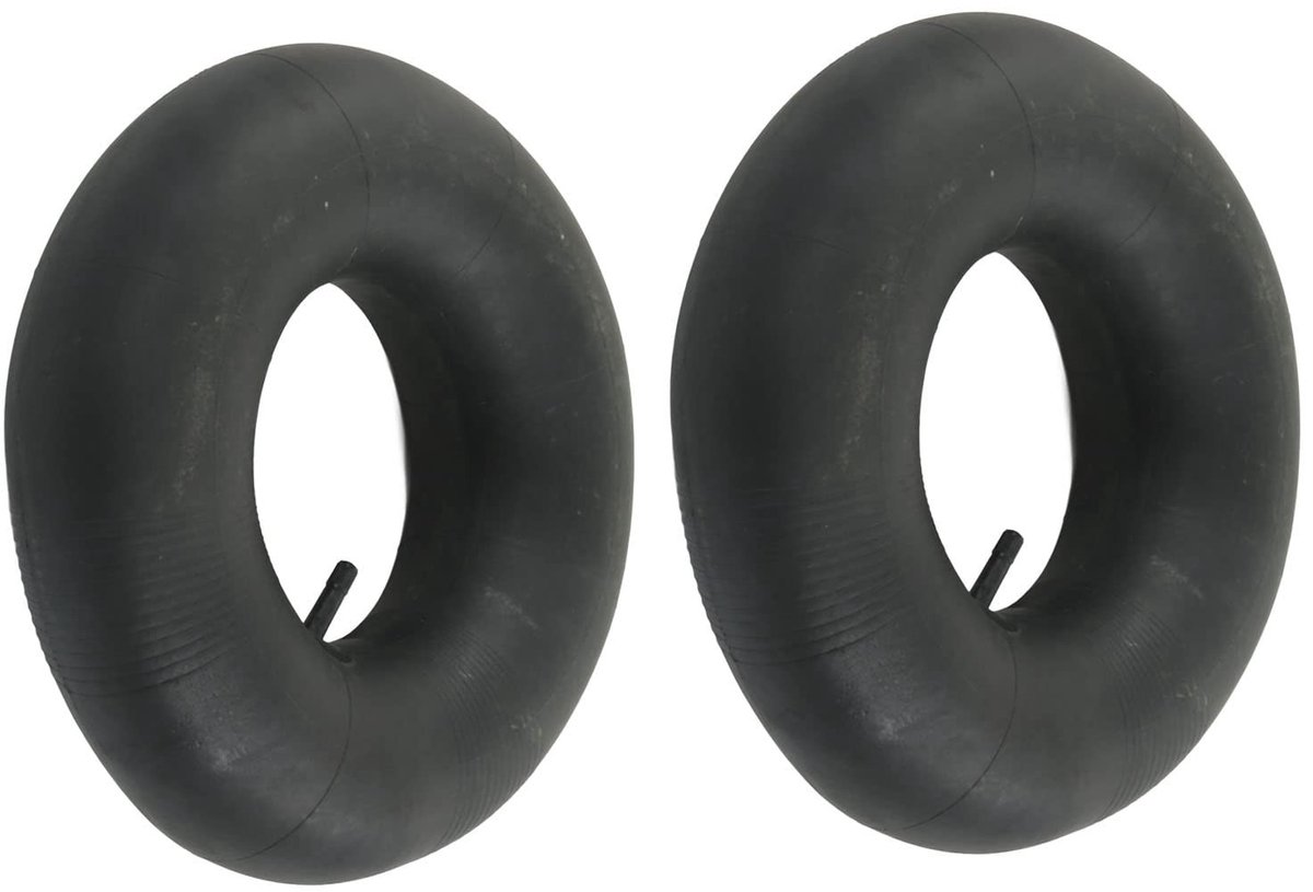 E-Ambar - Binnenband 145 70-6 Rubber Metaallegering 2 Stuks Rechte Klepsteel voor Go-karts Steekwagens Grasmaaiers
