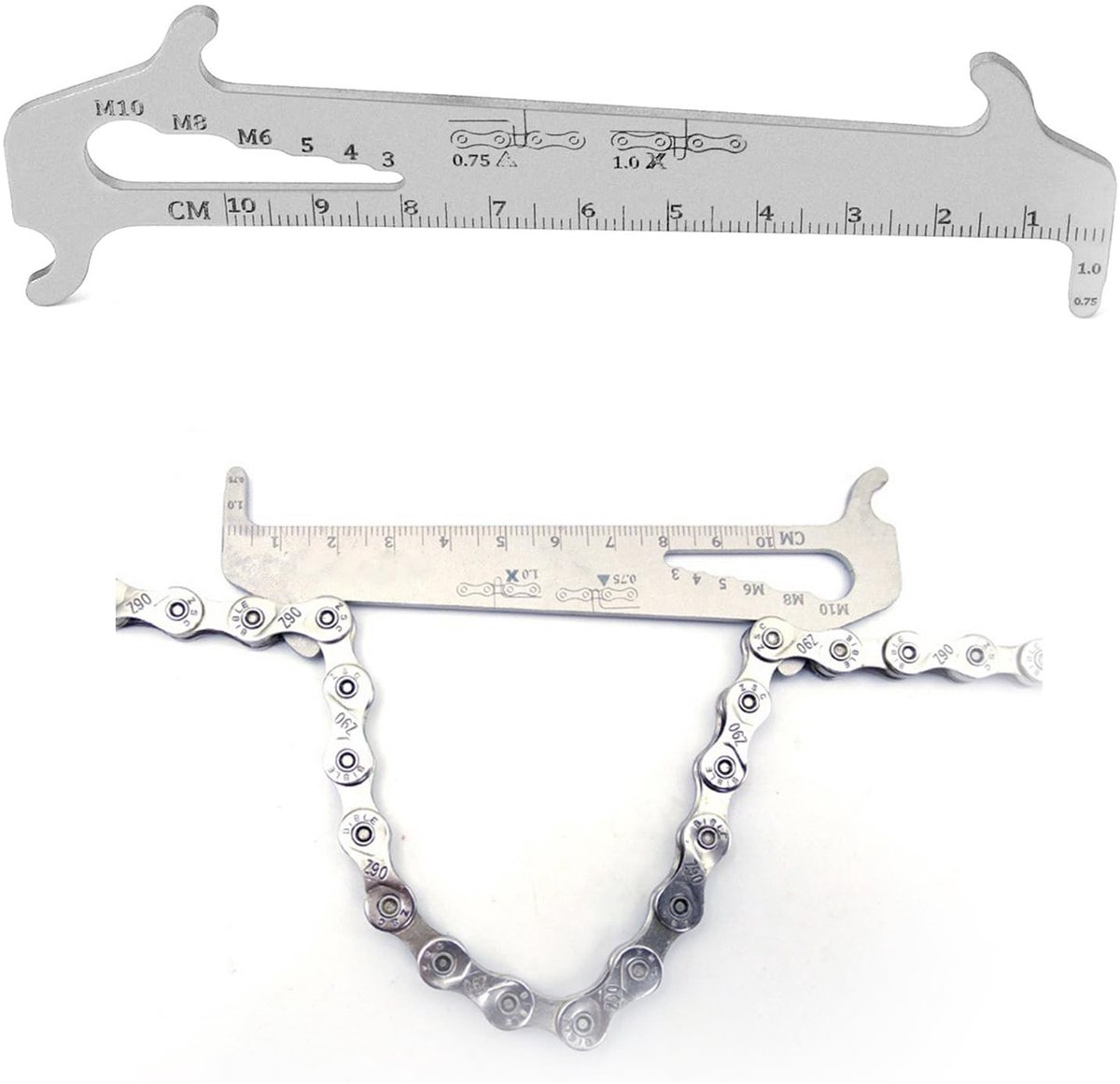 ONF3 - Ketting Slijtage Meetinstrument - Fiets Gereedschap voor Kettingonderhoud - Nauwkeurige metingen - Duurzaam - Onderhoudsproduct - Voor fi...