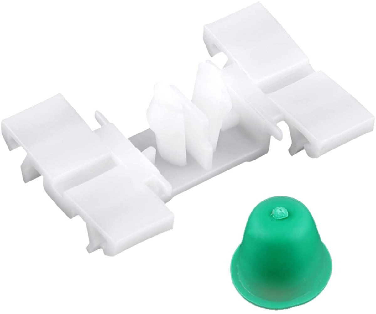 aladdien - Deurslot Staafclips - Bevestigingsmiddelen - Wit Plastic - 50 Stuks - Autodeur Molding Trim Clips - Geschikt voor E36 E46 -