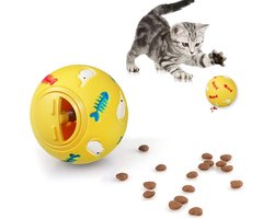 Allecto - Pet Food Ball - Interactieve Honden- en Kattenvoederbal - 2-in-1 Upgrade - Voorkomt verveling - IQ Treat Puzzle Toy - Geschikt voor alle ..