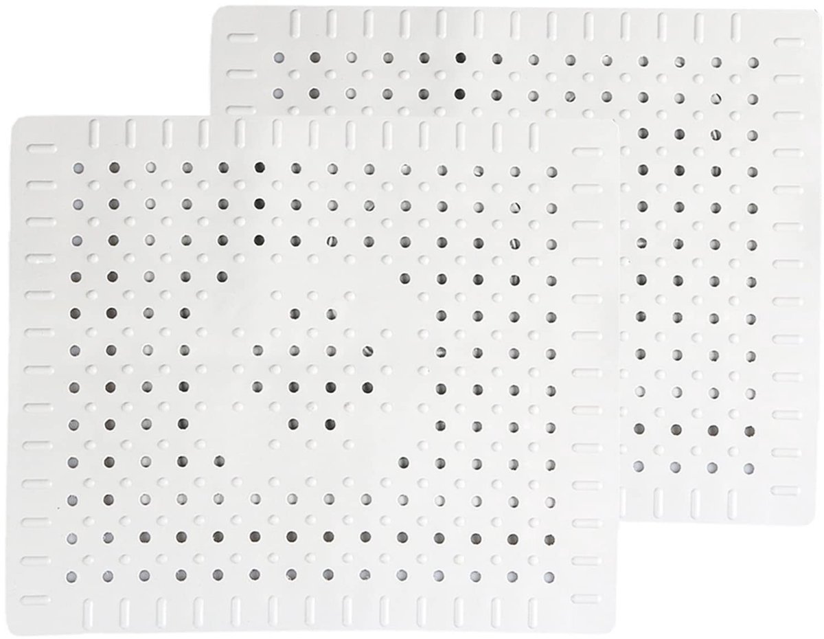 ONF3 - Gootsteenbeschermer - Herbruikbare gootsteenmat - 31 x 26 cm - Rubber - Afvoermat voor keukengootsteen - Geschikt voor roestvrijstalen go...