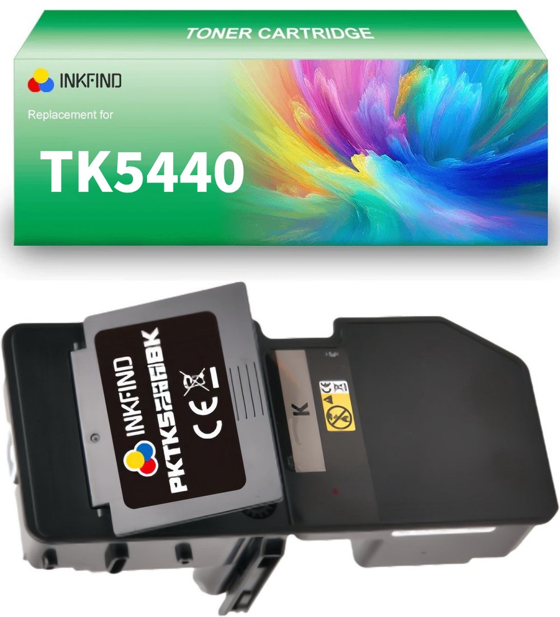 INKFIND TK5440 Zwart tonercartridge compatibel met Kyocera TK5440 TK-5440 Zwart toner cartridge - 1-pack Zwart