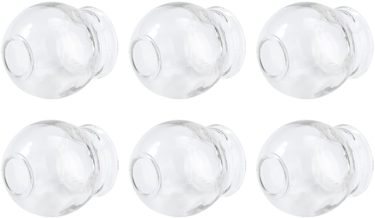 Cupping Therapie Set 6 Stuks - Glas Cupping Set voor Masseurs en Therapeuten