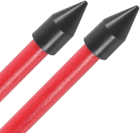Allecto - Golf oefenstokken - Opvouwbare golfuitlijningsstokken - Verbeter de swing - Rood - Golfhulp voor betere balpositie - Geschikt voor alle g... van Merkloos — afbeelding 2