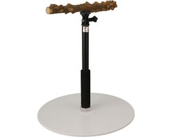 Verstelbare Vogelzitstok van 30-94 cm, Draagbare en Afneembare Trainingsstand voor Papegaaien, Stevige Speelstand voor Vogels