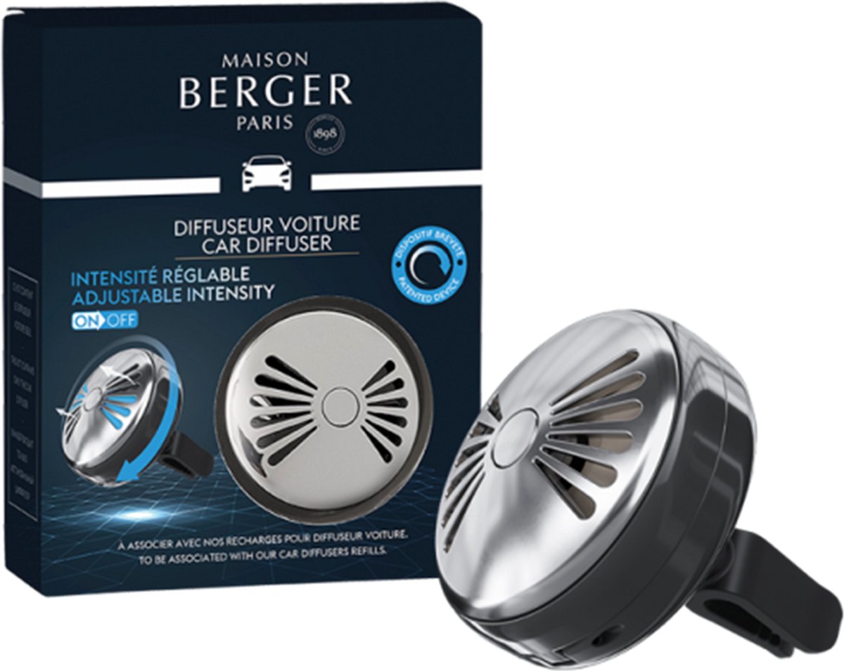 Maison Berger Autoparfum ON/OFF Flash Zilver