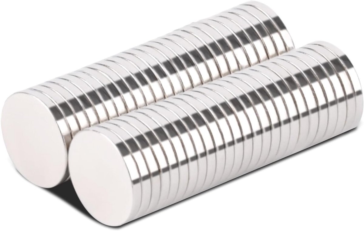 Krachtige Mini Neodymium Magneten 8 x 1 mm, 50 Stuks, Ideaal voor Magnetische Borden en Pinborden