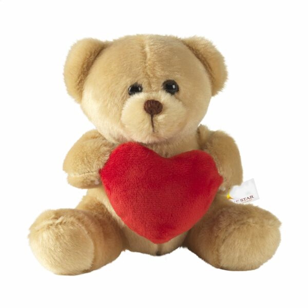 10 st. With Love Bear beer knuffel 13CM Knuffelbeer | Pluche | Rood hart - Teddybeer Knuffel met Hart - Pluche Knuffels - Valentijn Cadeau of Baby Teddy Beer - Cadeautje Verjaardag