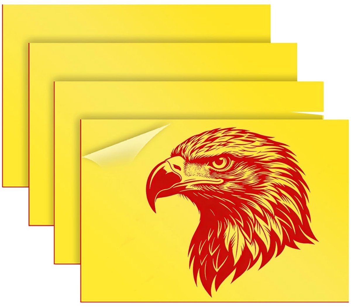 Cosensi - Set van 4 Graveerbare ABS Kunststof Platen 30 x 20 cm voor Creatieve Projecten