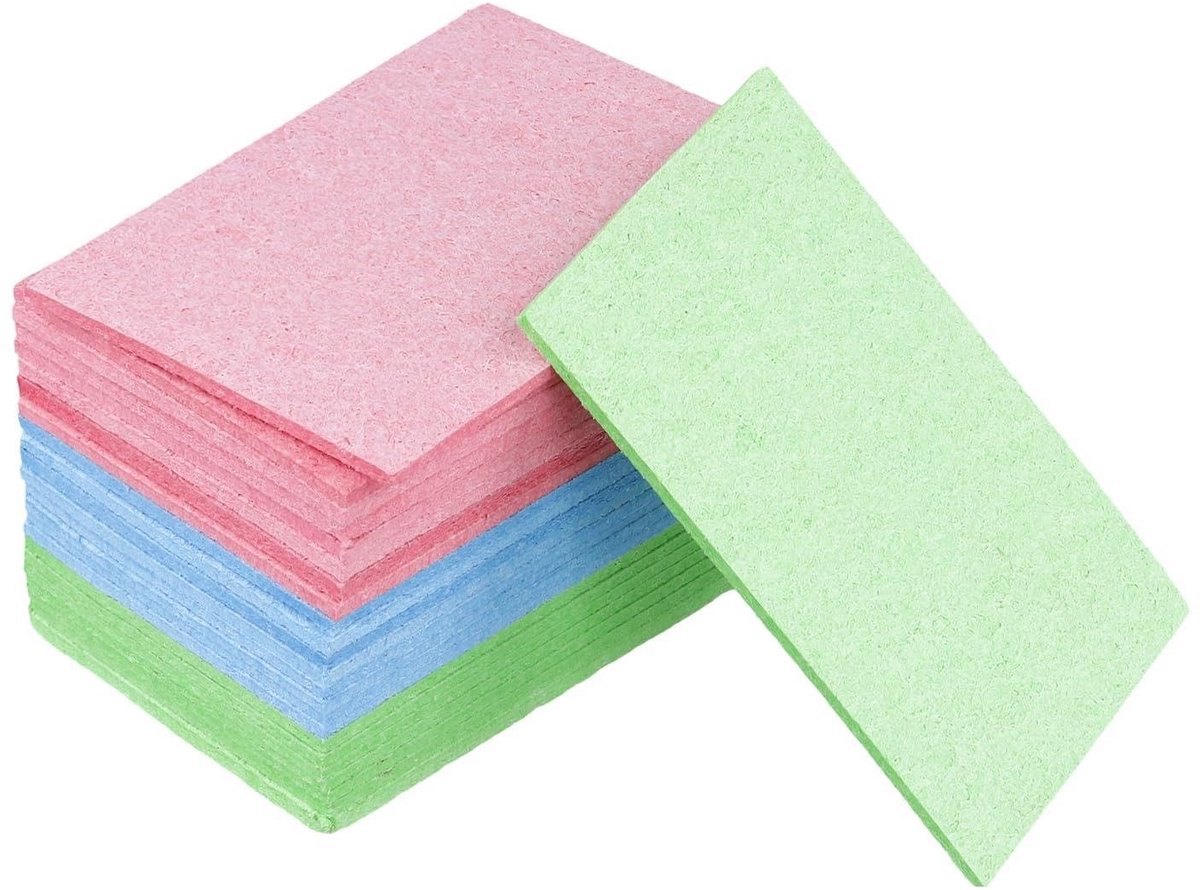 Cosensi - Dailygoods - Set van 24 Natuurlijke Cellulose-Reinigingssponzen