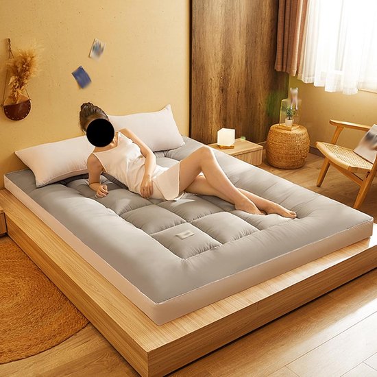 Opvouwbare Matras - Slaapmat Tatami - Comfortabel Slapen - Ademend Geborsteld Materiaal - 182 cm - Stijl 4 — afbeelding 4