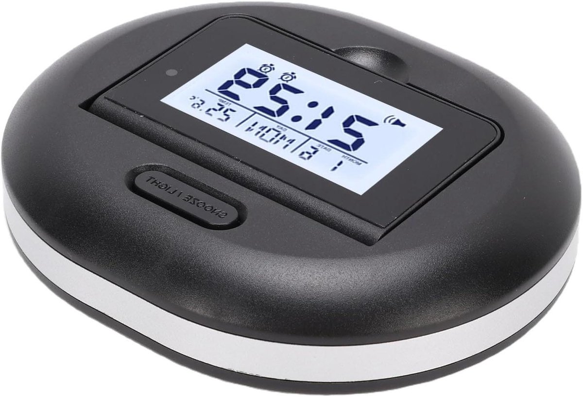 Digitale Timer - LCD Timer - Koken en Studeren - Grote Cijfers - 100x85x26mm - Zwart
