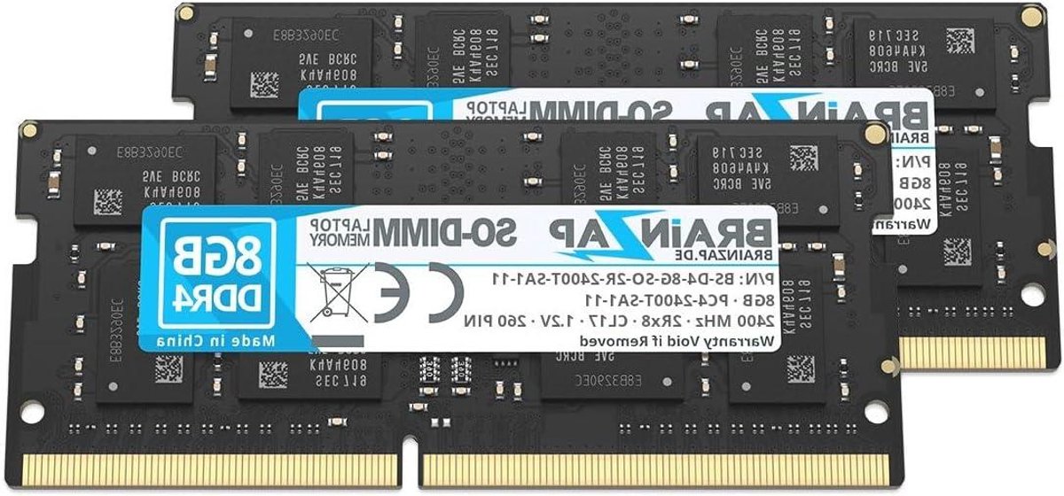 DDR4 RAM - Laptop Geheugen - Snellere Prestaties - Dual Rank - 16GB (2x8GB) - Niet van toepassing